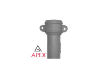 65mm X 1.83m Eared Cast Iron Downpipe Primed