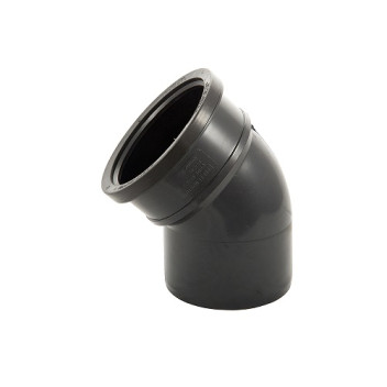 110mm S/S Black Soil 135deg Bend