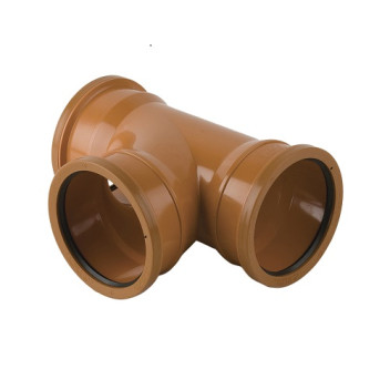110mm X 90deg Brett Drain JUNCTION T/Socket