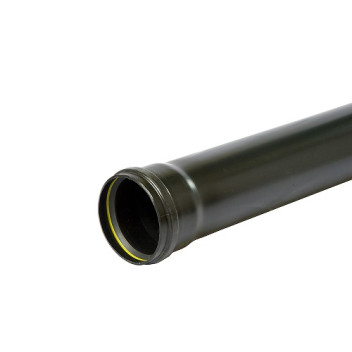 110mm x 3m S/S Black Soil Pipe