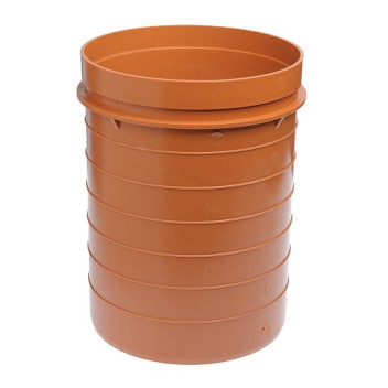 City Round Top Bottle Gully Riser 225mm