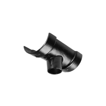 125mm X 65mm H/R Cast Iron R/Outlet Painted Black