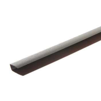 WG Anthracite Hollow Soffit J Section x 5m