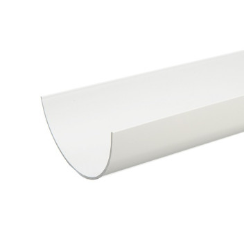 112mm x 4m White H/R Gutter