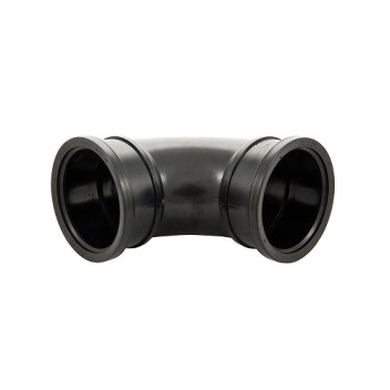 110mm D/S Black Soil 90deg Bend