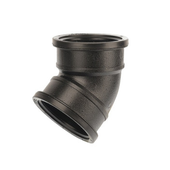 110mm Cast Iron Style Soil Pipe D/S 135deg Bend