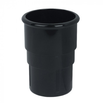 50mm Black Miniflo Downpipe Socket