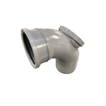 110mm S/S Grey Soil Access Bend