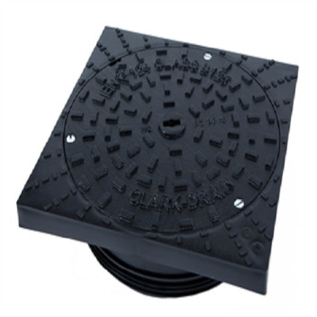 320mm Square D/Iron Inspection Cover & Frame 12.5 Ton