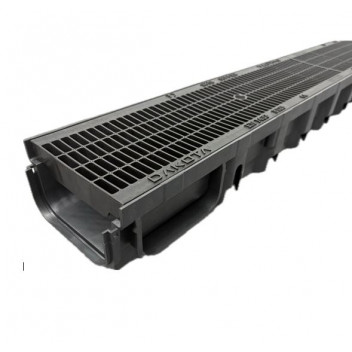 N-Deks Plastic B125 Channel Drain x 1m