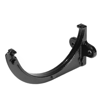 125mm Aluminium Black PPC H/R Fascia Bracket