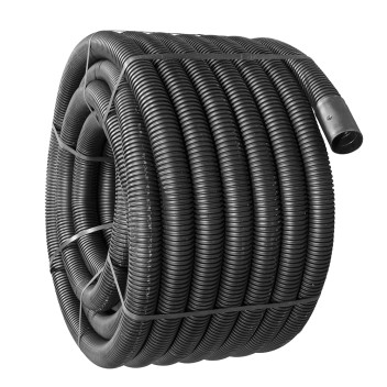 40mm X 50m Black Twinwall Duct Inc Coupler