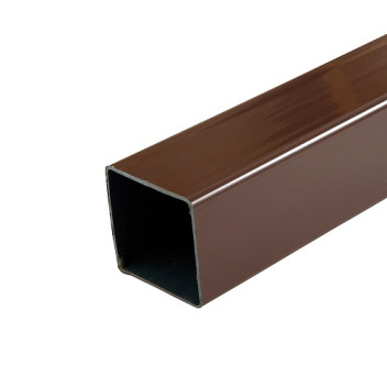 65mm x 2.75m Brown Square D/Pipe