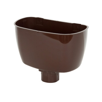 Brown Rainwater Hopper