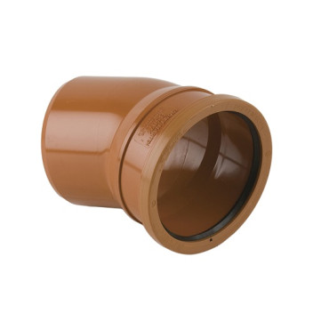 110mm X 22deg Brett Drain Bend S/Socket