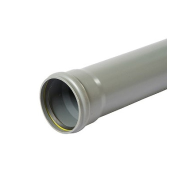 160mm x 3m S/S Grey Soil Pipe