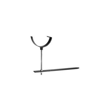 100mm H/R Galv Rise & Fall Bracket Painted Black