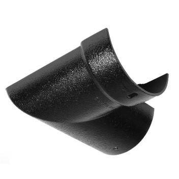 115mm Aluminium Black PPC H/R 90deg Internal Angle