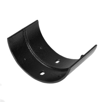 115mm Aluminium Black PPC H/R Gutter Union