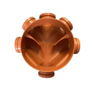 320mm Orange Level Invert Inspection Chamber Base