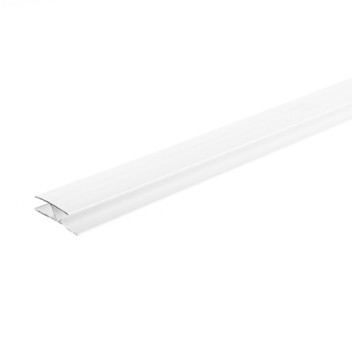 White Soffit H Section x 5m