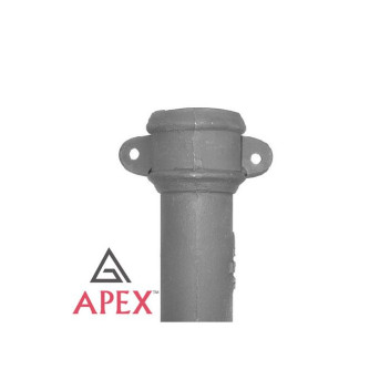 65mm X 1.83m Eared Cast Iron Downpipe Primed