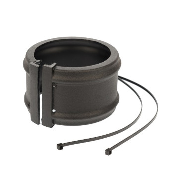110mm Cast Iron Style Soil Pipe Plain Socket Shroud (fit over socket)