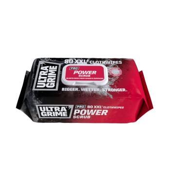 Ultragrime Pro Power Scrub Wipes (80)