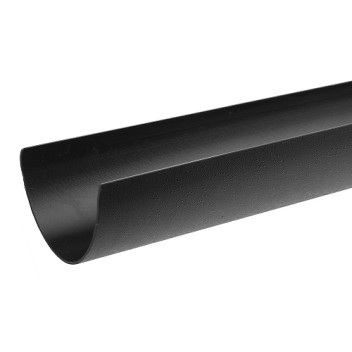 115mm x 4m Plastic Cast Iron Style DEEPFLOW Gutter