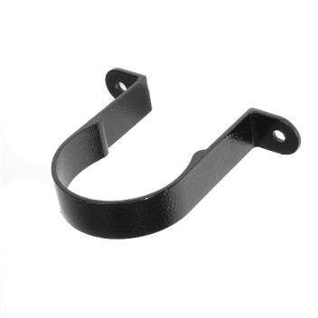 63mm Aluminium Black PPC Round Downpipe Clip