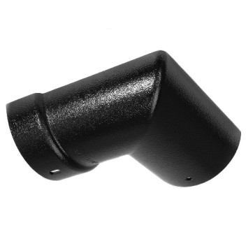 115mm Aluminium Black PPC H/R 90deg External Angle