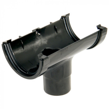 76mm Black Miniflo Running Outlet
