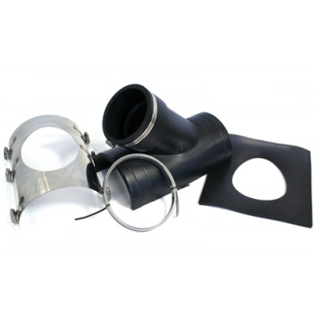 Rubber TA Saddle 110mm x 45deg (160-400mm)
