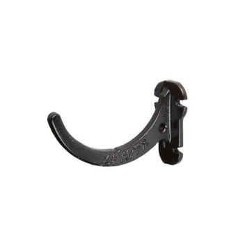 125mm H/R Cast Iron Fascia Bracket Painted Black